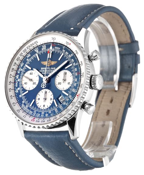 breitling navitimer a23322 blue.